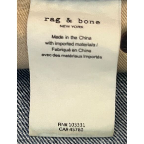 Rag & Bone New York Blue Nina High Rise Ankle Flare Denim Jeans Women's Size 28 - Picture 6 of 12